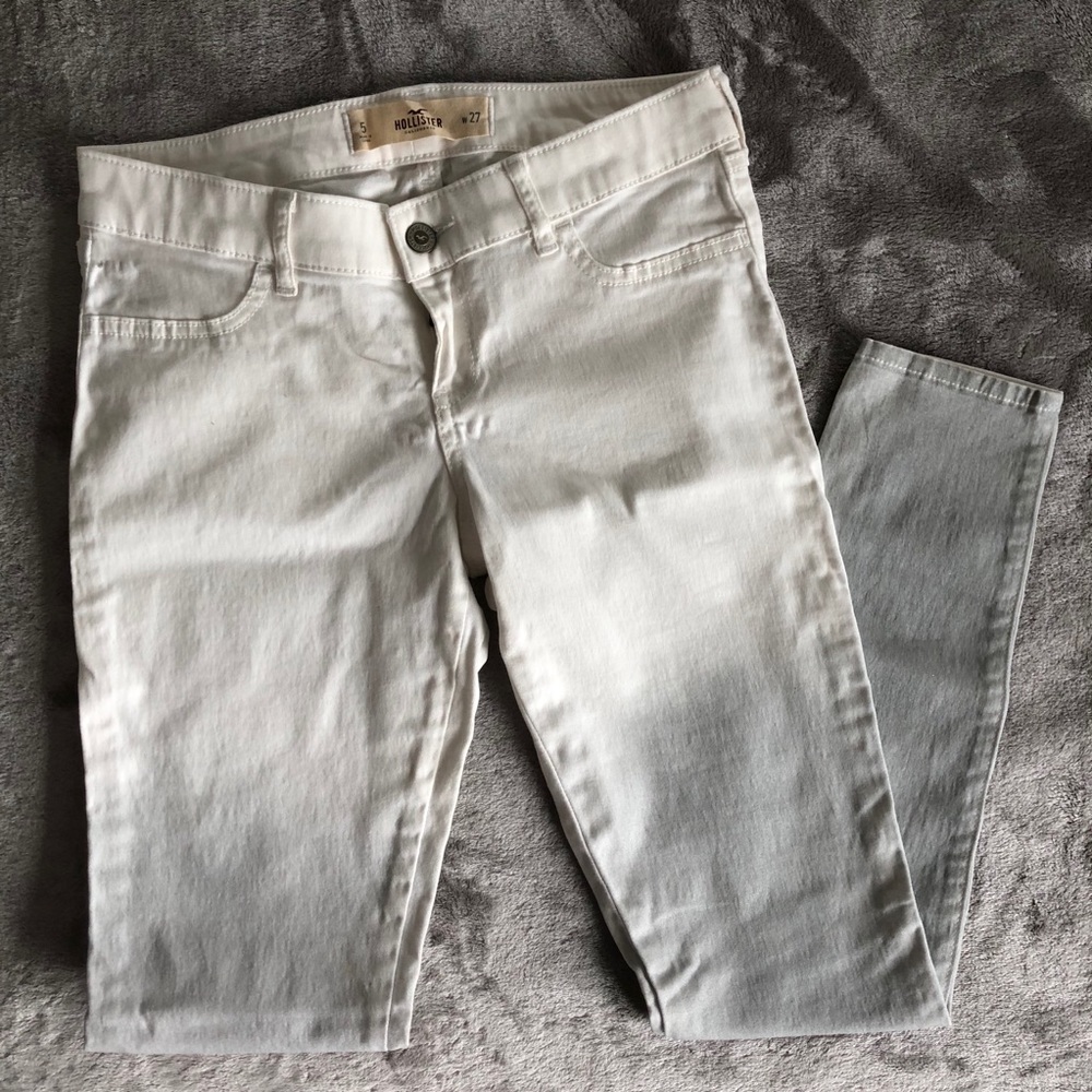 White/Silver gradient Hollister Jeans